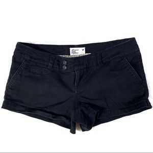 American Eagle Black Khaki Shorts